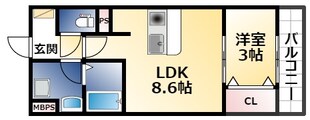 AILE東中浜の物件間取画像